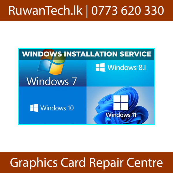 Windows Installation OS Reinstall System Update or Upgrade Service Fee