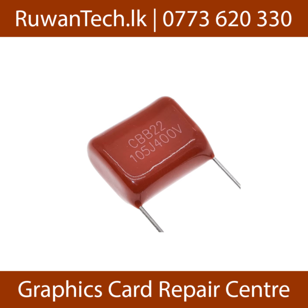 (1pcs) CBB 105J 400V Polypropylene film capacitor