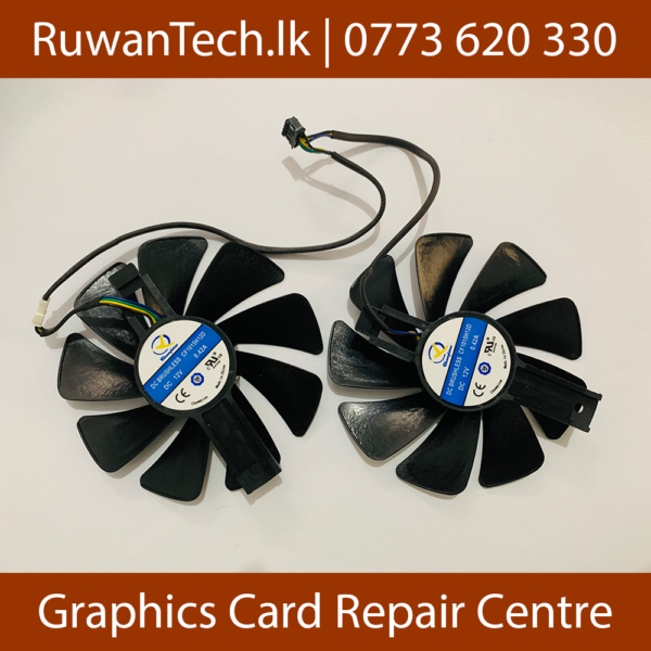 Champion DC Brushless Black Cooling Fan CF1015H12D 12V 0.42A Cooler Fans for AMD Radeon Sapphire Nitro Graphics Card - Image 2