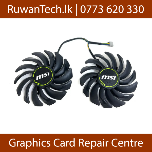 MSI GTX 1660 Fans Front
