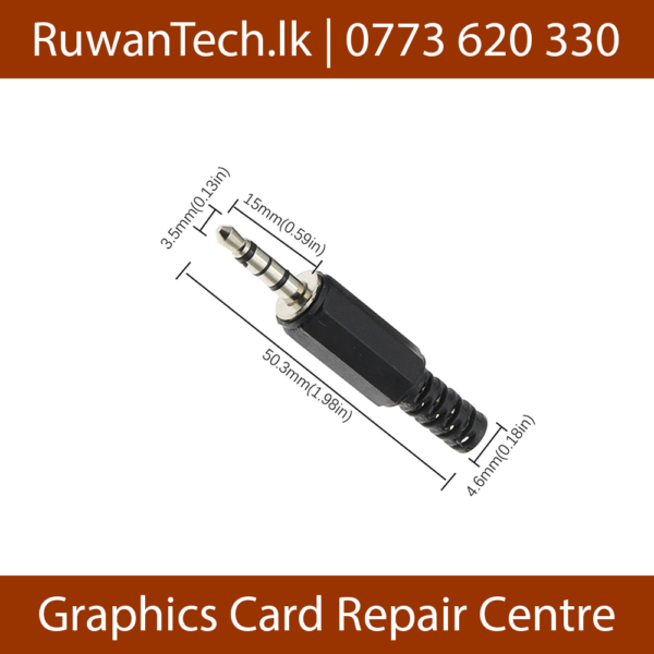 Male Stereo Audio Jack Size