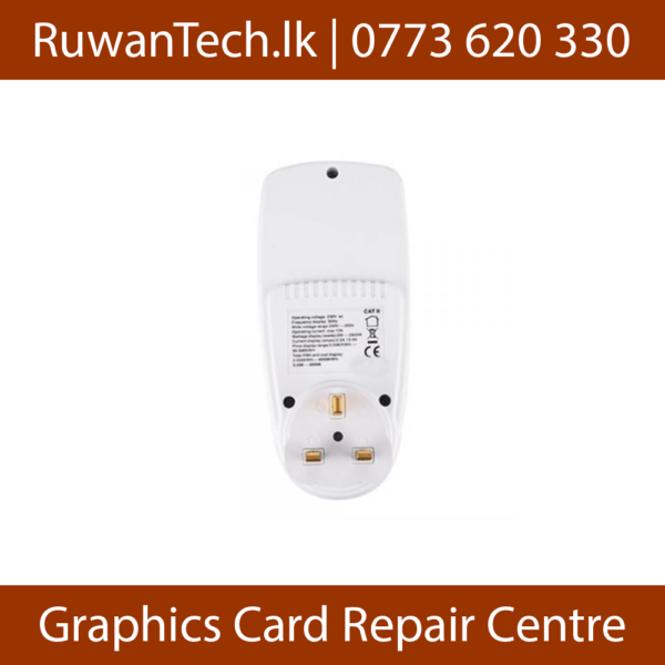 Electricity Usage Energy Monitor Power Consumption Meter LCD Display Timer UK Plug Watt kwh Analyzer (Used) - Image 2