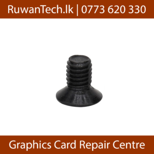 M3 4mm countersunk Flat cross Head Screws black