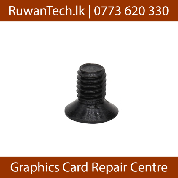 M3 4mm countersunk Flat cross Head Screws black