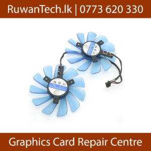 HIS RX 570 Champion DC Brushless CF9010H12S Fan Back
