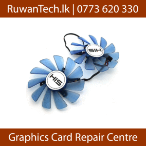 Champion DC Brushless Blue Cooling Fan CF9010H12S 12V 0.35A Cooler Fans for HIS Graphics Card (Used)