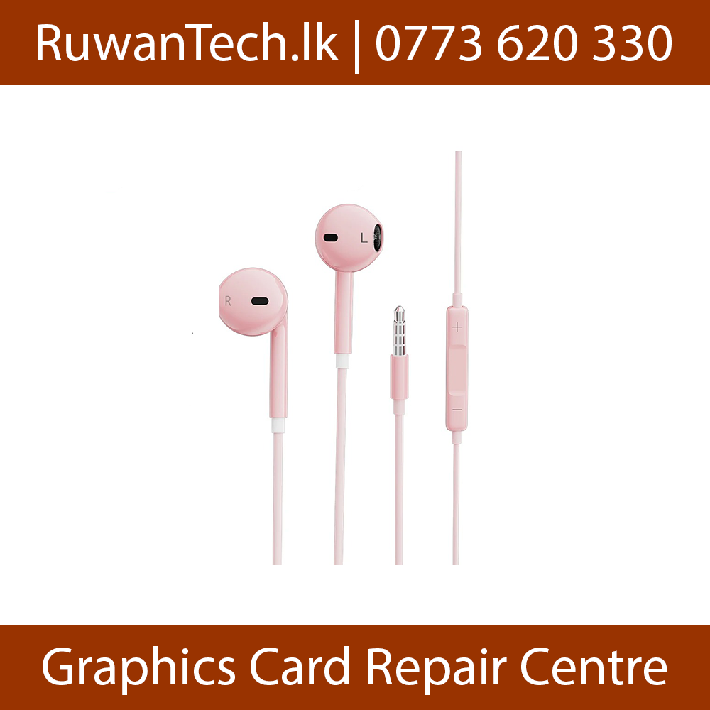 Wired Earphones Pink