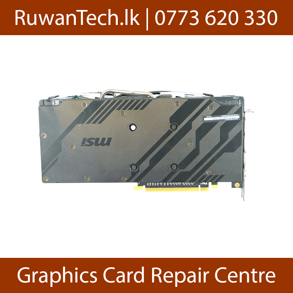 MSI Radeon RX 580 ARMOR X 8GB Back