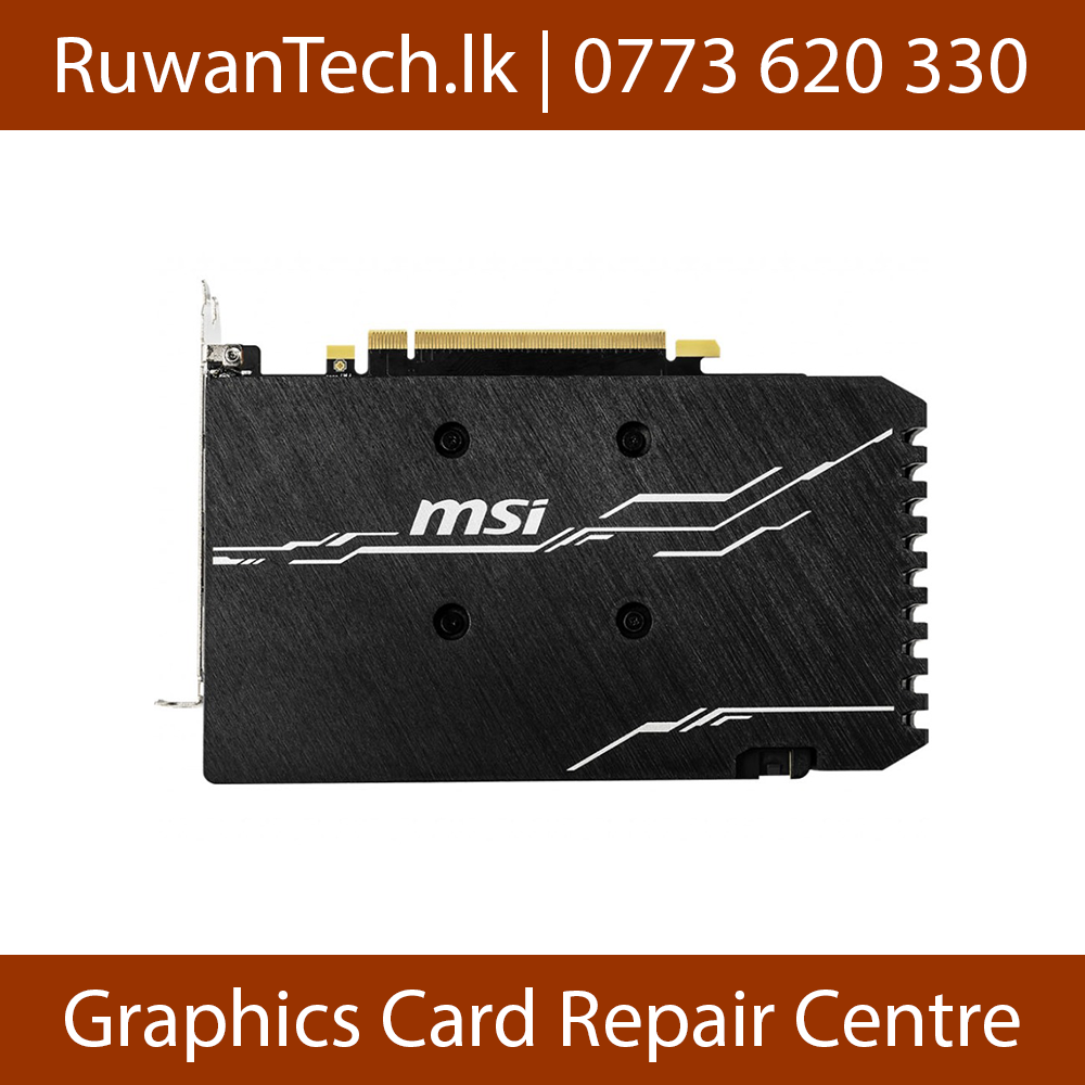 MSI GTX 1660 VENTUS XS OC 6GB Back