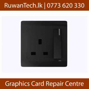 ACL EG 13A Switched Socket Black