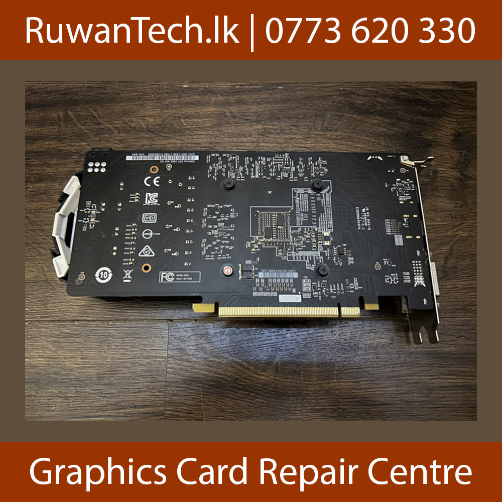 MSI GTX 1060 3GT OC Back