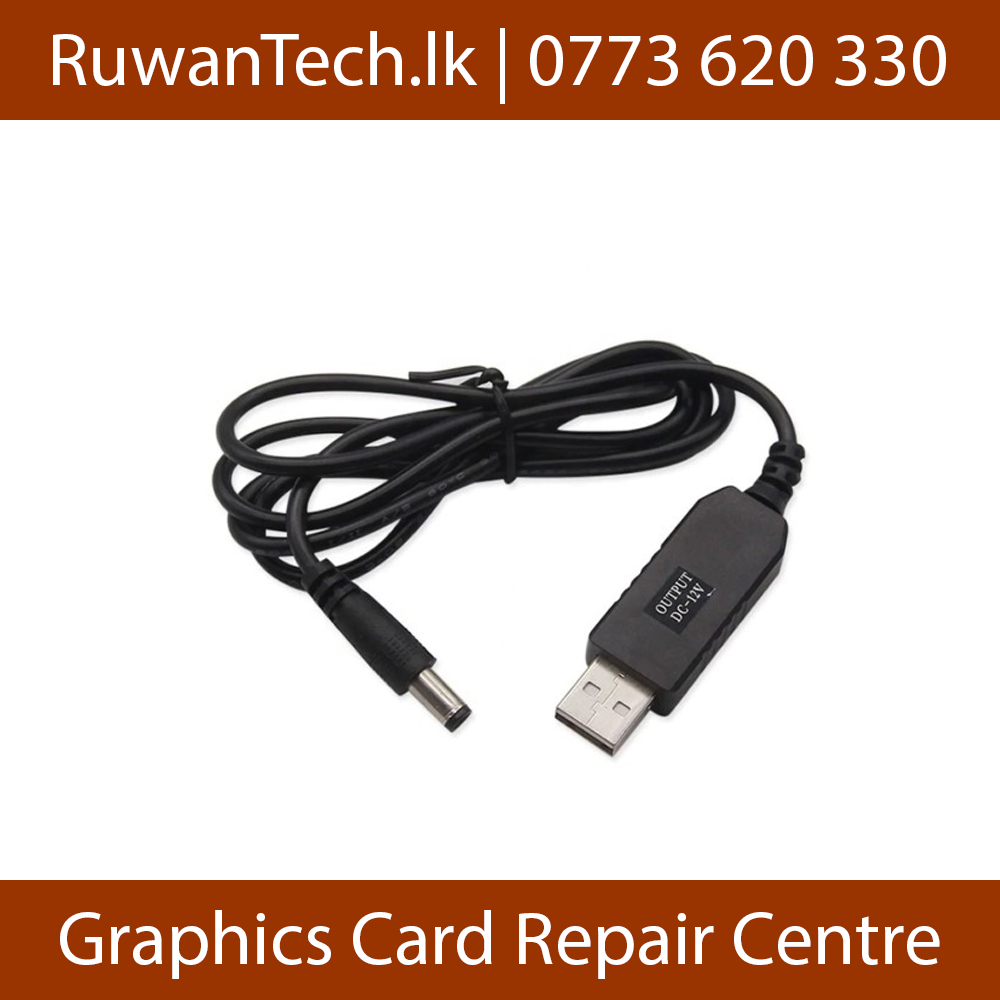 USB to DC Power Cable 12V