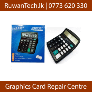 JOINUS JS-8837 Electronic Calculator Black